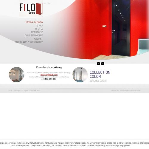 Wysokie drzwi ukryte