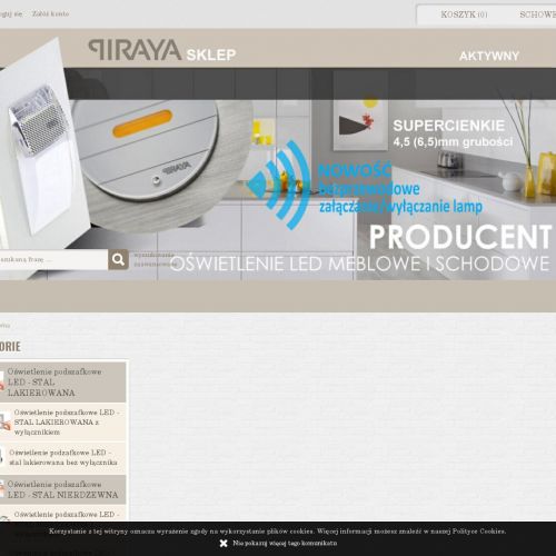 Lampy i oprawy podszafkowe LED