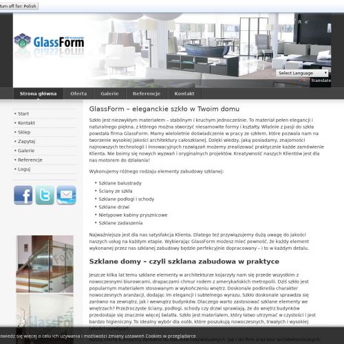 Balustrady i drzwi szklane w Krakowie