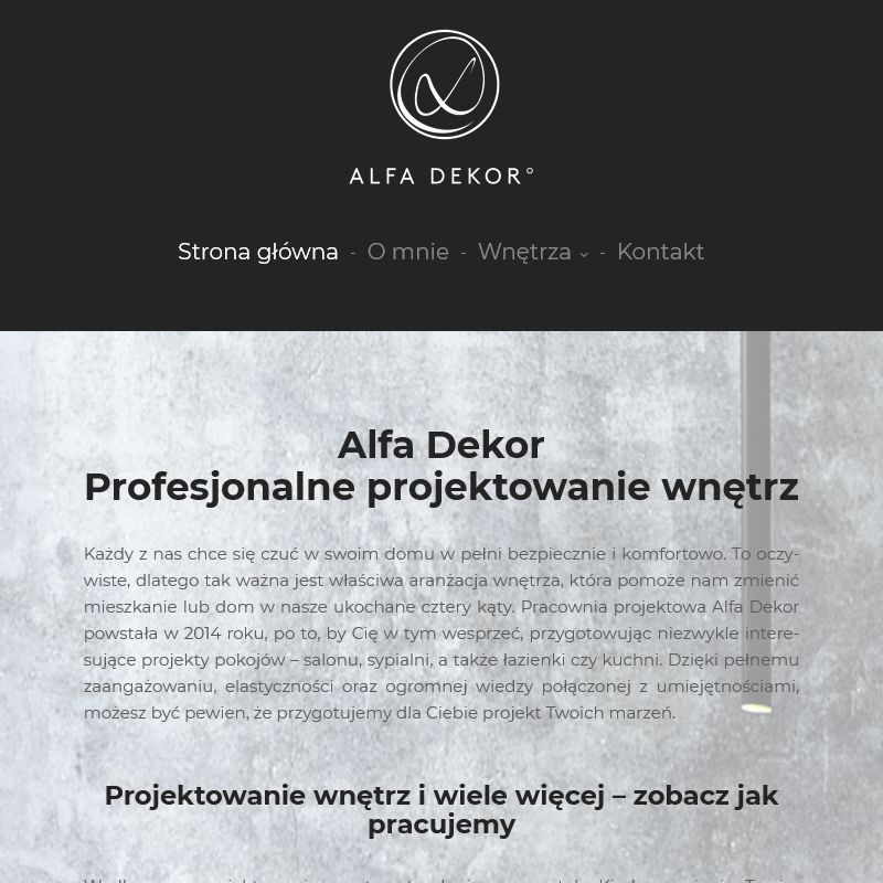 Wizualizacja salonu - Warszawa