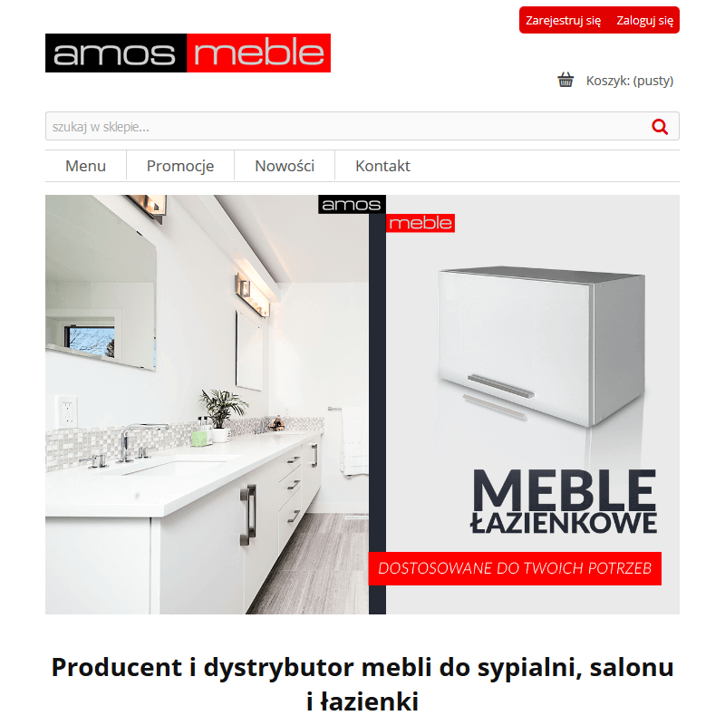 Szafka wisząca typu push open