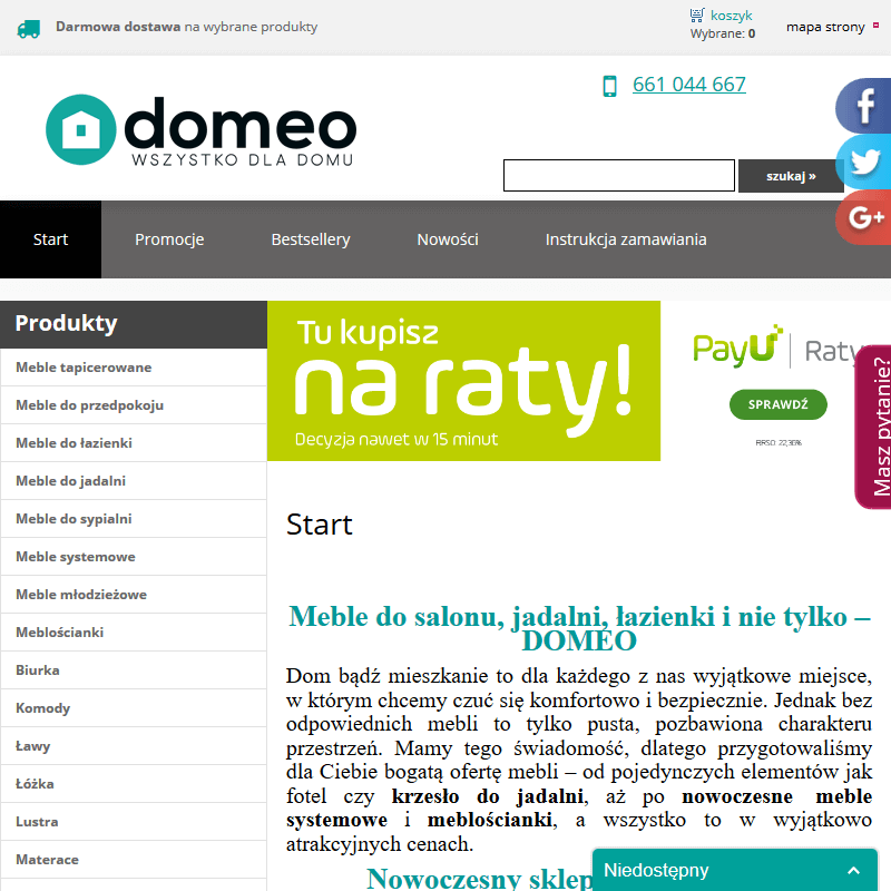 Garderoby do samodzielnego montażu