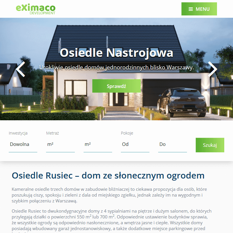 Osiedle domków jednorodzinnych - Nadarzyn