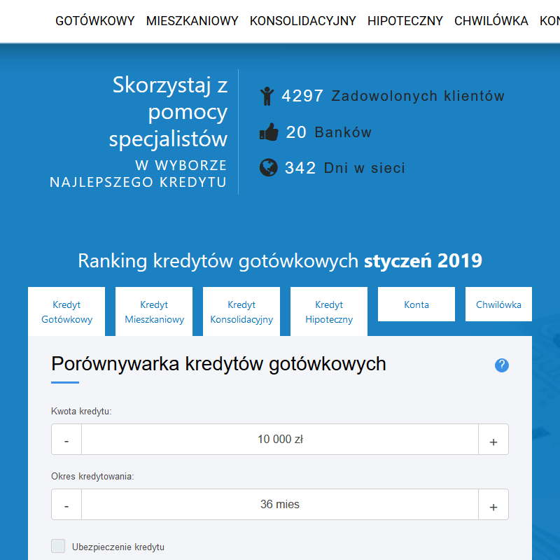 Najtańsze pożyczki gotówkowe