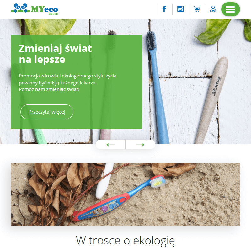 Designerskie naturalne szczoteczki do zębów