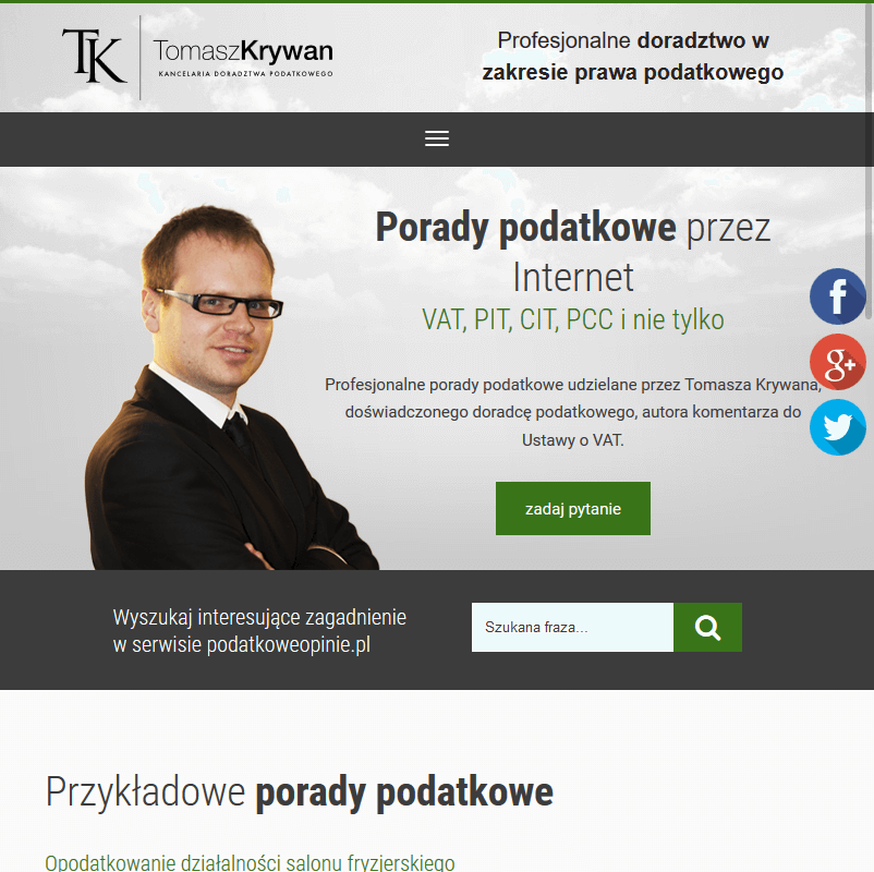 Prawo podatkowe porady przez internet